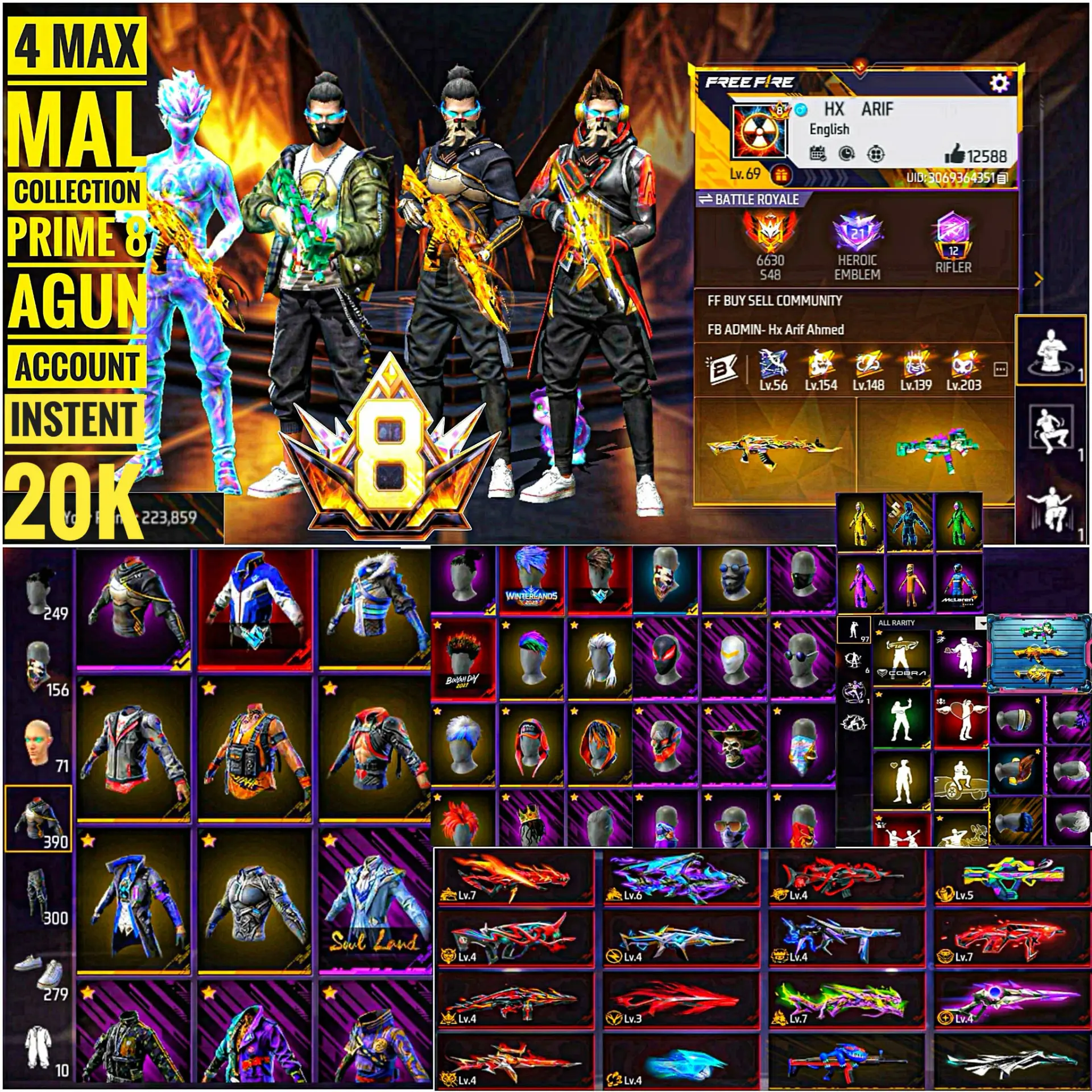 free fire ID