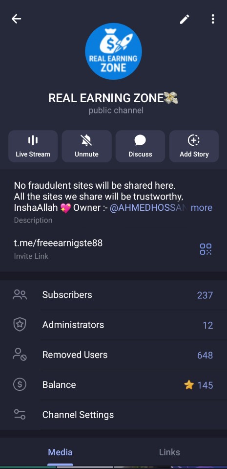 Telegram Channel.